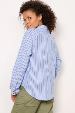 Tops & Tees<EVEREVE Everly Stripe Shirt Bluestripe