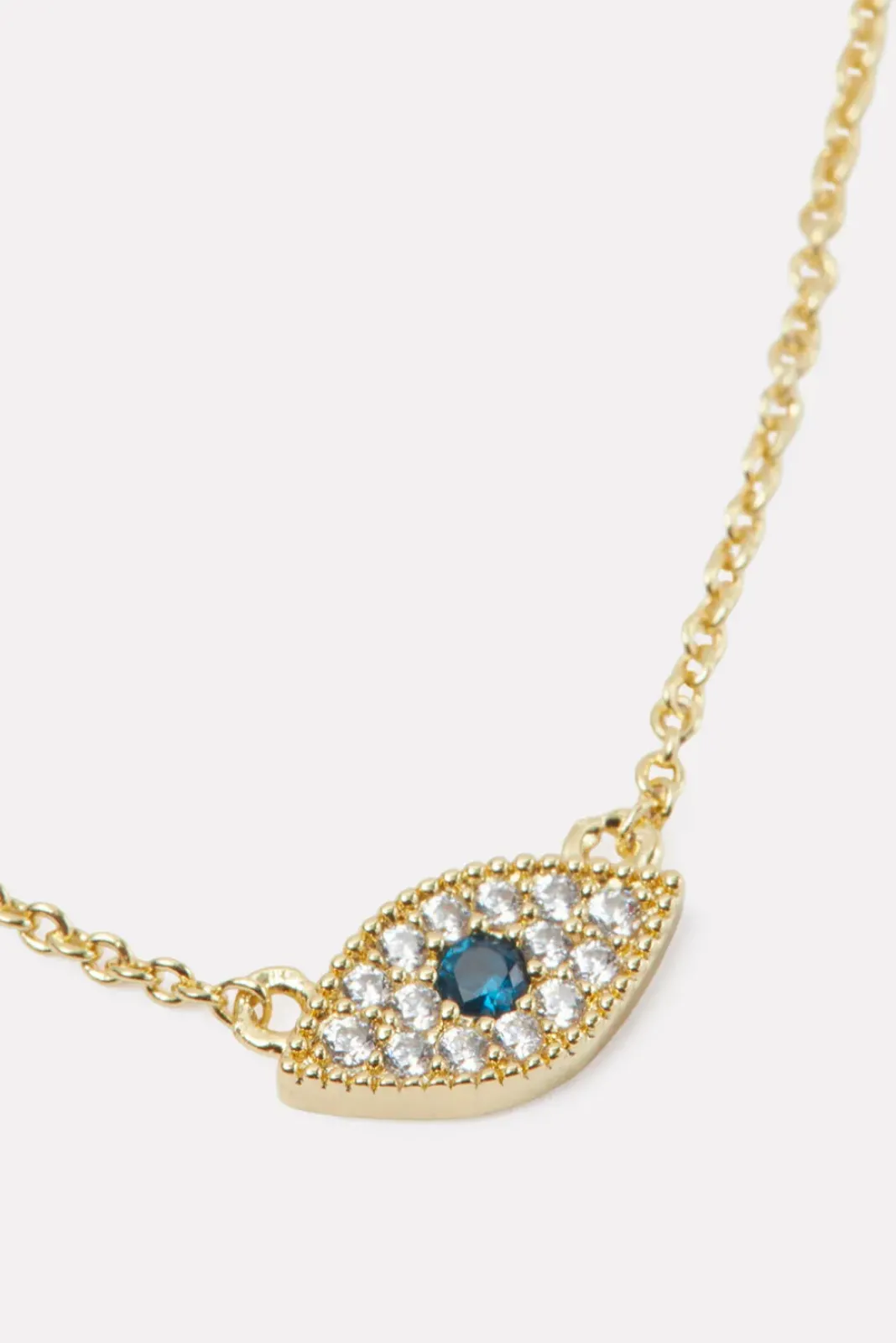 Jewelry<GORJANA Evil Eye Charm Necklace Gold