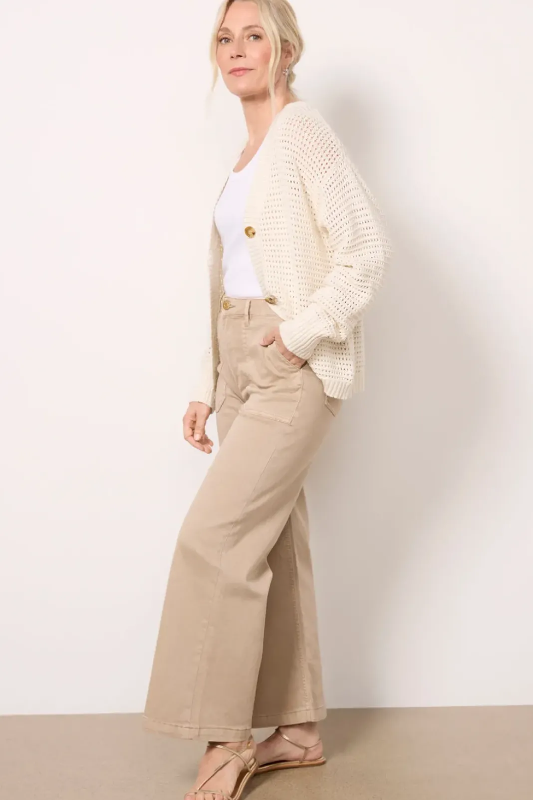 Sweaters<SANCTUARY Falling For Fall Cardigan Chalk