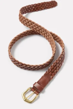Belts<EVEREVE Fallon Woven Belt Chocolate