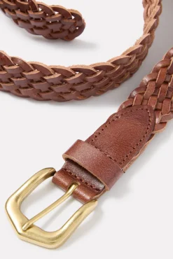 Belts<EVEREVE Fallon Woven Belt Chocolate