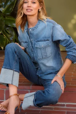 Jeans<KUT FROM THE KLOTH Faye w Cuff Attentive