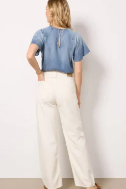 Jeans<RAG AND BONE Featherweight Logan Ecru