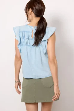 Tops & Tees<RAILS Filomena Top Oceanwash