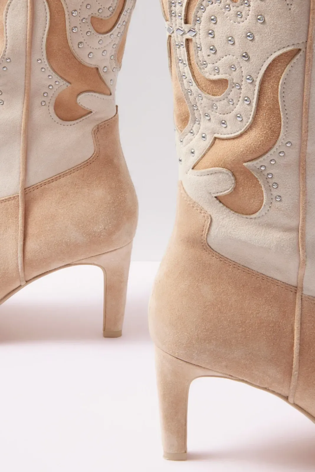 Shoes<DOLCE VITA Finley Stud Cowboy Boot Camel