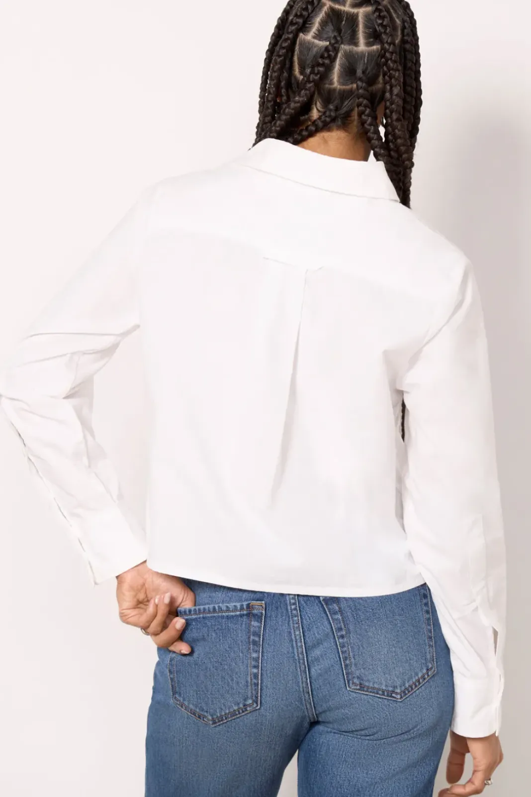 Tops & Tees<CITIZENS OF HUMANITY Fino Boxy Cropped Shirt White