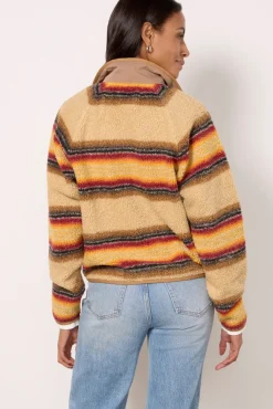 Blazers & Jackets<FAHERTY Fireside Fleece Popover Bonfirestripe