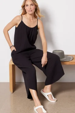 Jumpsuits & Rompers<Z SUPPLY Flared Gauze Jumpsuit Black