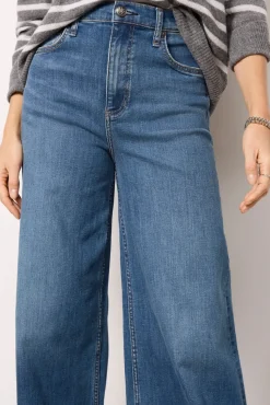Jeans<RAG AND BONE Flexi Sofie HR Full Length Wide Leg Willow