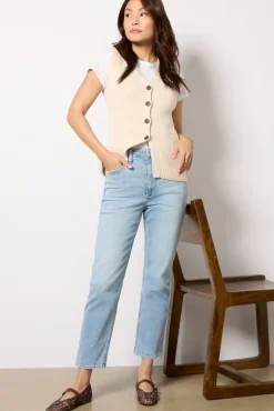 Jeans<RAG AND BONE Flexi Wren High-Rise Ankle Slim Straight Keens