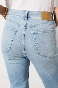 Jeans<RAG AND BONE Flexi Wren High-Rise Ankle Slim Straight Keens