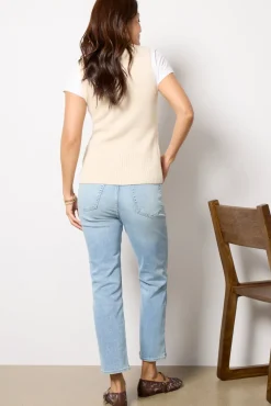 Jeans<RAG AND BONE Flexi Wren High-Rise Ankle Slim Straight Keens