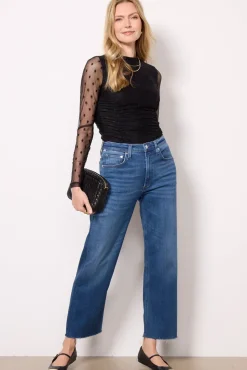 Tops & Tees<EVEREVE Florence Dot Top Black