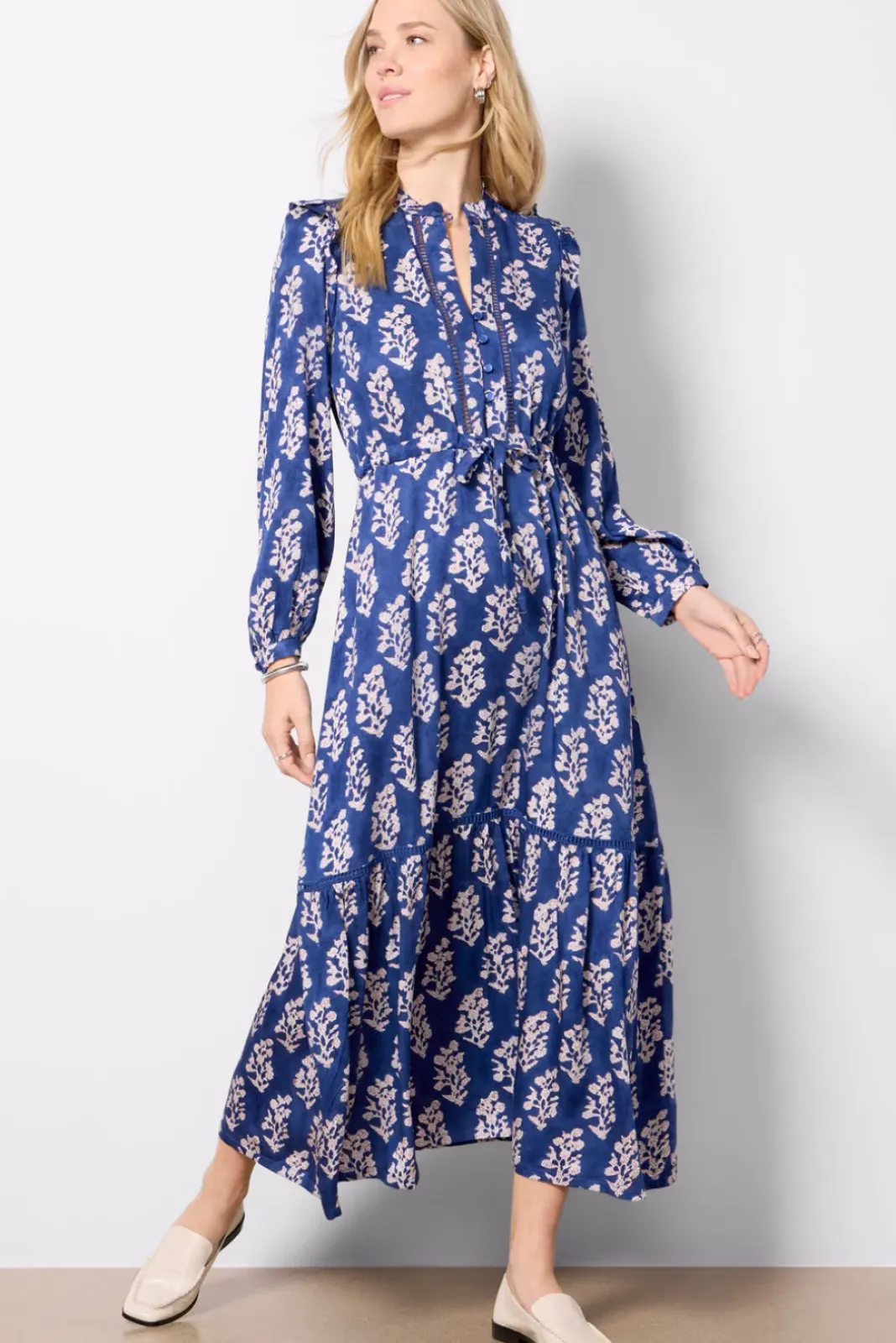 Dresses<EMERSON FRY Frances 4 Dress Pressedflowersblue