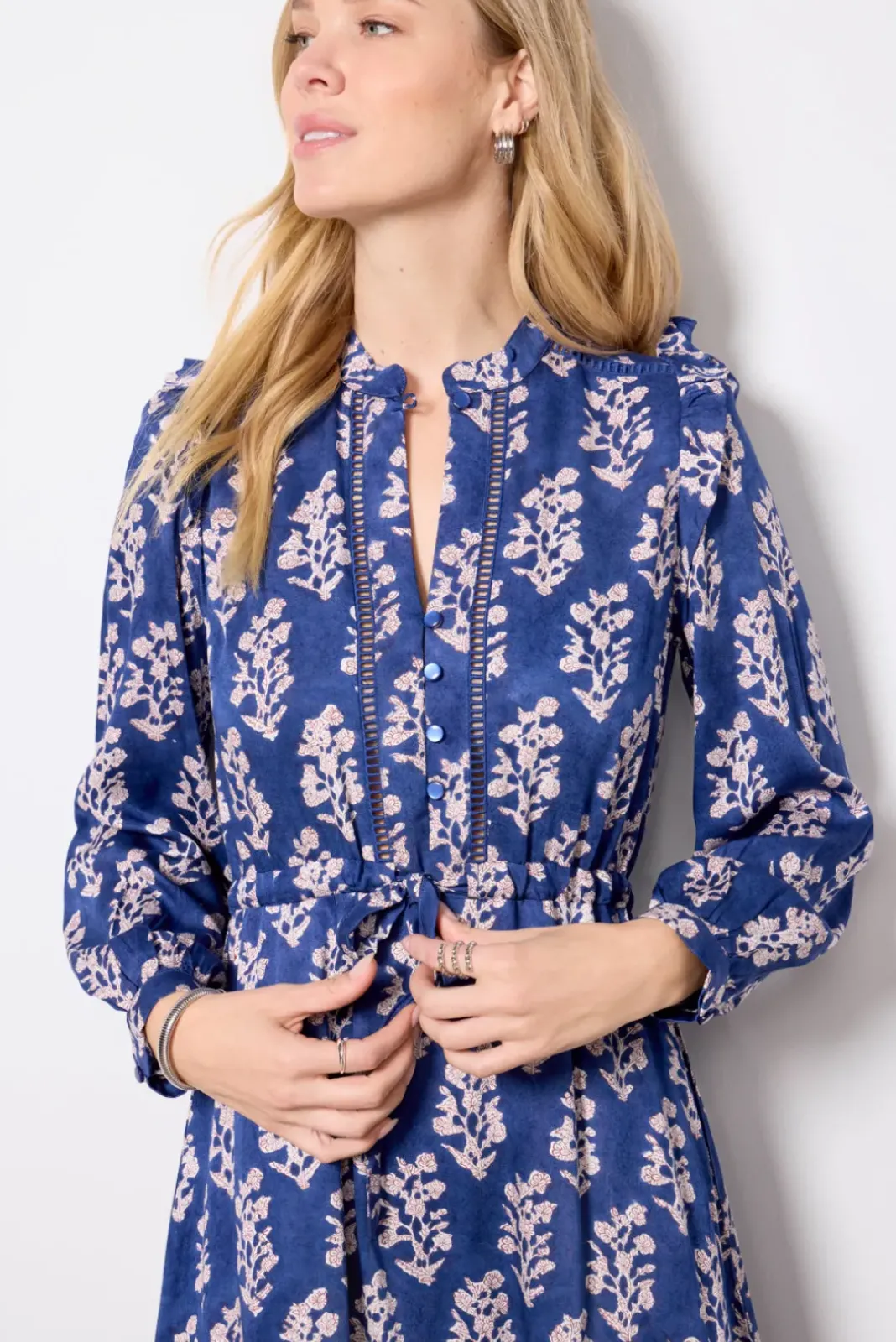 Dresses<EMERSON FRY Frances 4 Dress Pressedflowersblue