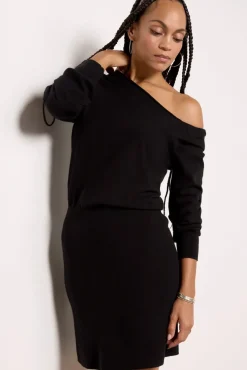 Dresses<EVEREVE Frances Off Shoulder Dress Black