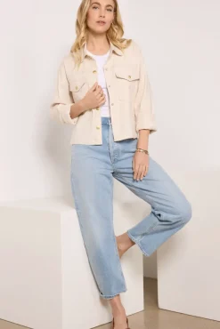 Blazers & Jackets<EVEREVE Frankie Stretch Linen Shacket Natural