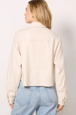 Blazers & Jackets<EVEREVE Frankie Stretch Linen Shacket Natural