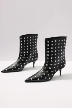 Shoes<SCHUTZ Gail Studs Bootie Black
