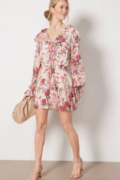 Dresses<PAIGE Garcelle Dress Antiquewhite