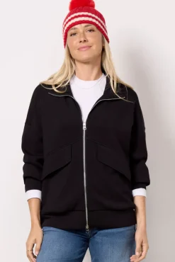 Matching Sets|Blazers & Jackets<VARLEY Garcia Zip Through Sweat Black
