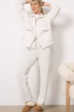Matching Sets|Blazers & Jackets<VARLEY Garcia Zip Through Sweat Ivorymarl