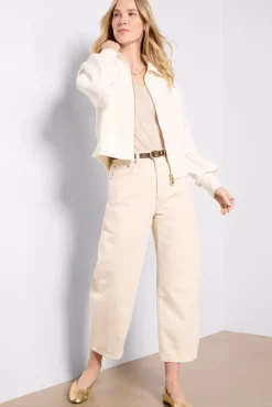 Blazers & Jackets<VARLEY Gibbs Zip Through Sweat Ivory