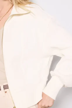 Blazers & Jackets<VARLEY Gibbs Zip Through Sweat Ivory