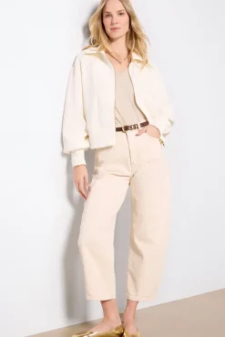 Blazers & Jackets<VARLEY Gibbs Zip Through Sweat Ivory
