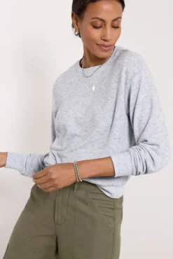 Sweatshirts<MICHAEL STARS Gigi Brushed Pullover Iceblue