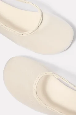 Shoes<ALOHAS Gill Mesh Leather Ballet Flats White