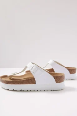 Shoes<PAPILLIO BY BIRKENSTOCK Gizeh Platform Sandal White