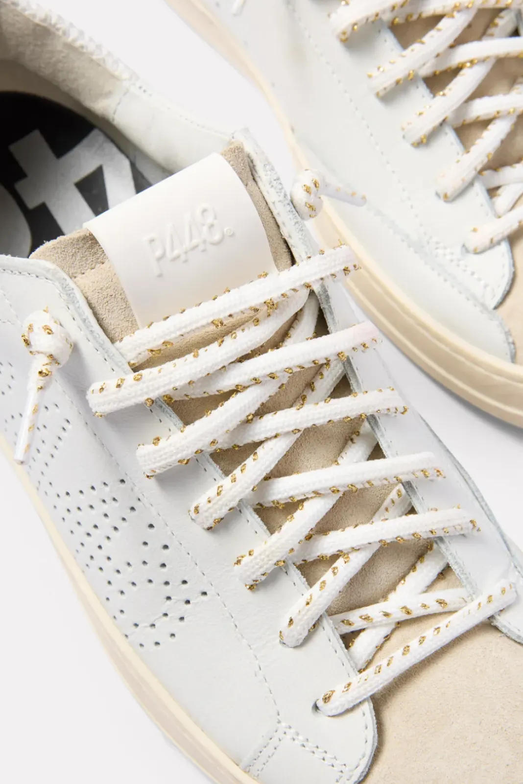 Shoes<P448 Gold Dipped John Sneaker Beige/Cro
