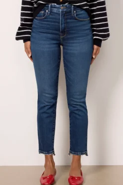 Jeans<GOOD AMERICAN Good Classic Baby Step Hem Indigo511