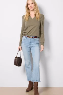 Jeans<GOOD AMERICAN Good Legs Crop Mini Boot I743