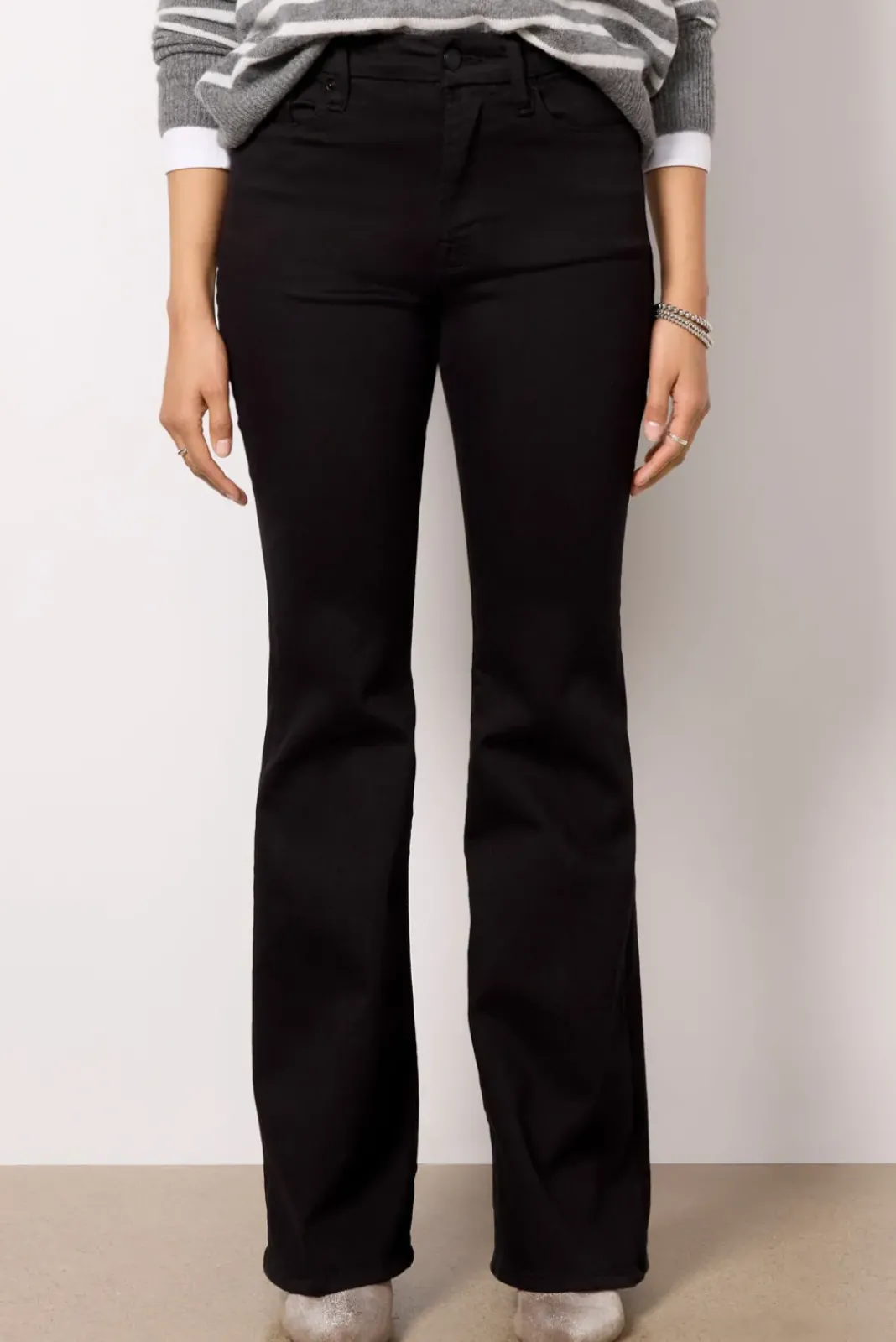 Jeans<GOOD AMERICAN Good Legs Flare Black001