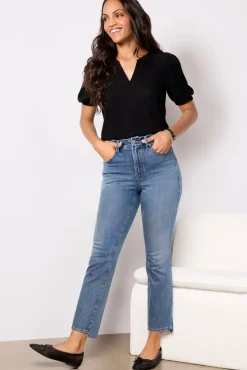 Jeans<GOOD AMERICAN Good Legs Straight Indigo855