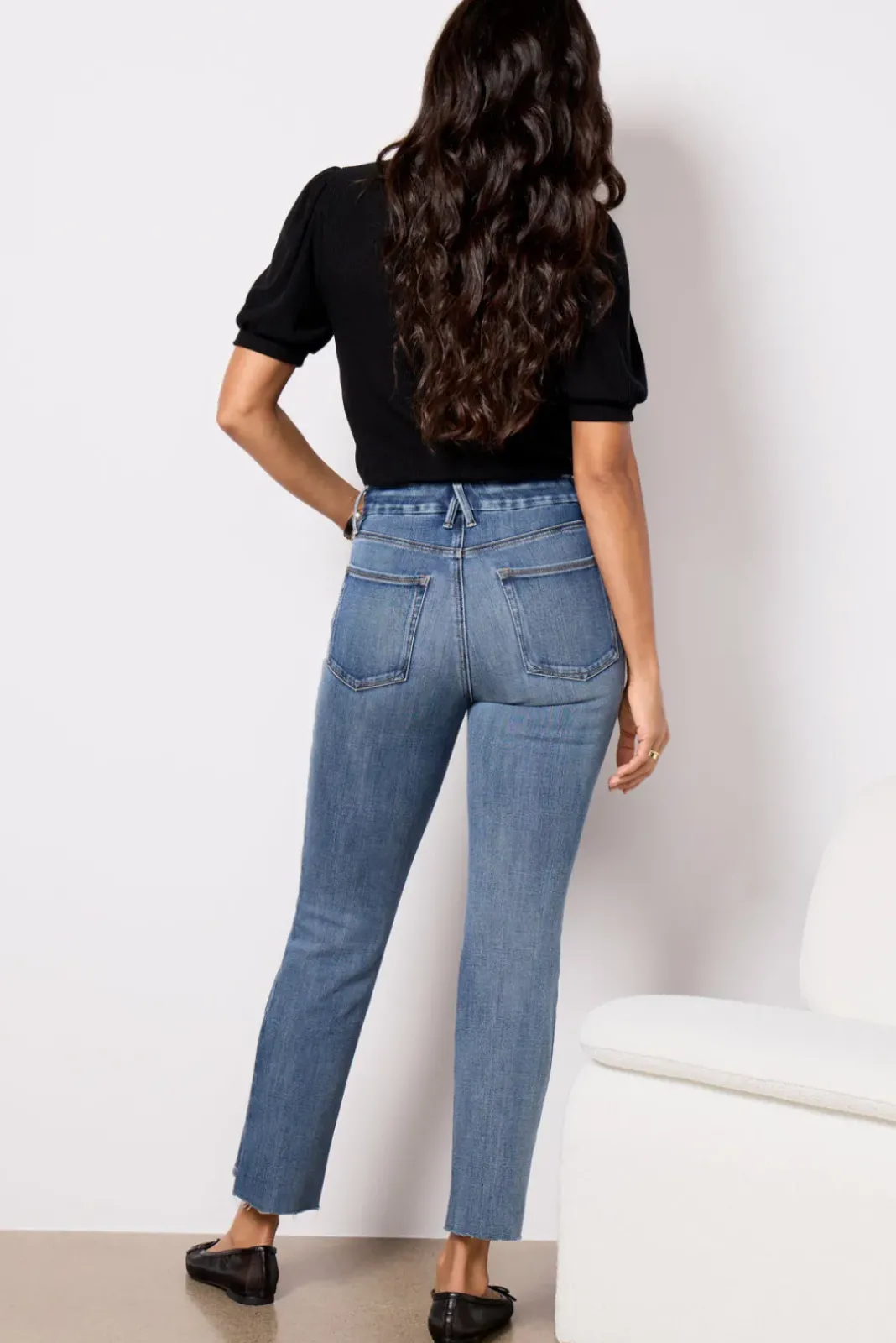 Jeans<GOOD AMERICAN Good Legs Straight Indigo855