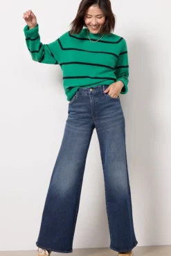 Jeans<GOOD AMERICAN Good Palazzo Petite Indigo764