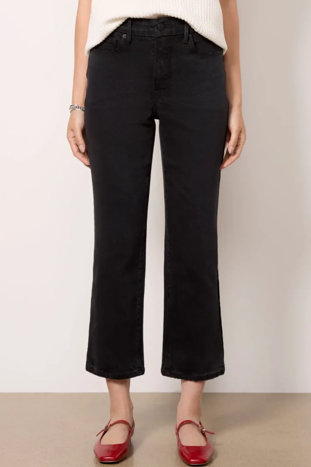 Jeans<GOOD AMERICAN Good Petite Straight Black340