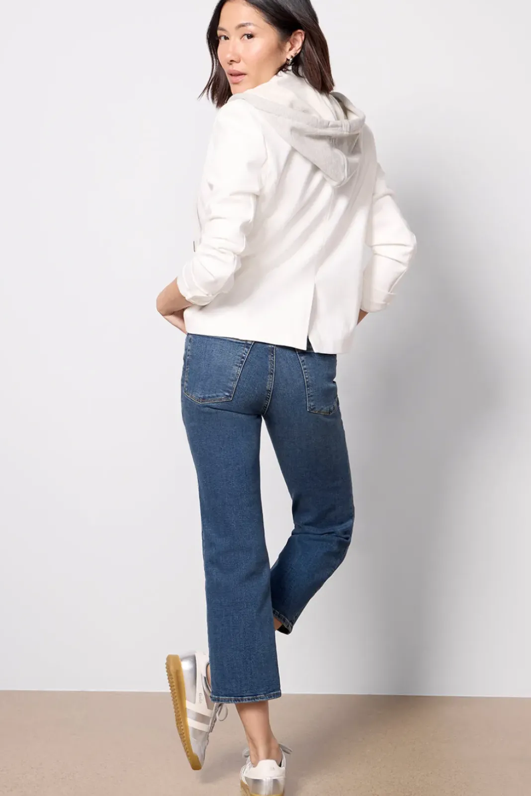 Jeans<GOOD AMERICAN Good Petite Straight Blue004