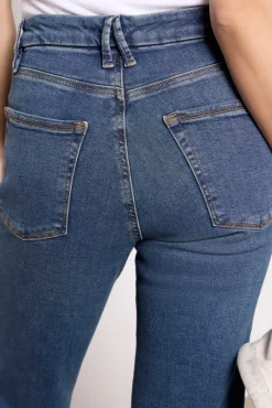 Jeans<GOOD AMERICAN Good Petite Straight Blue004