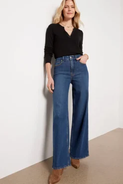 Jeans<GOOD AMERICAN Good Skate Blue383