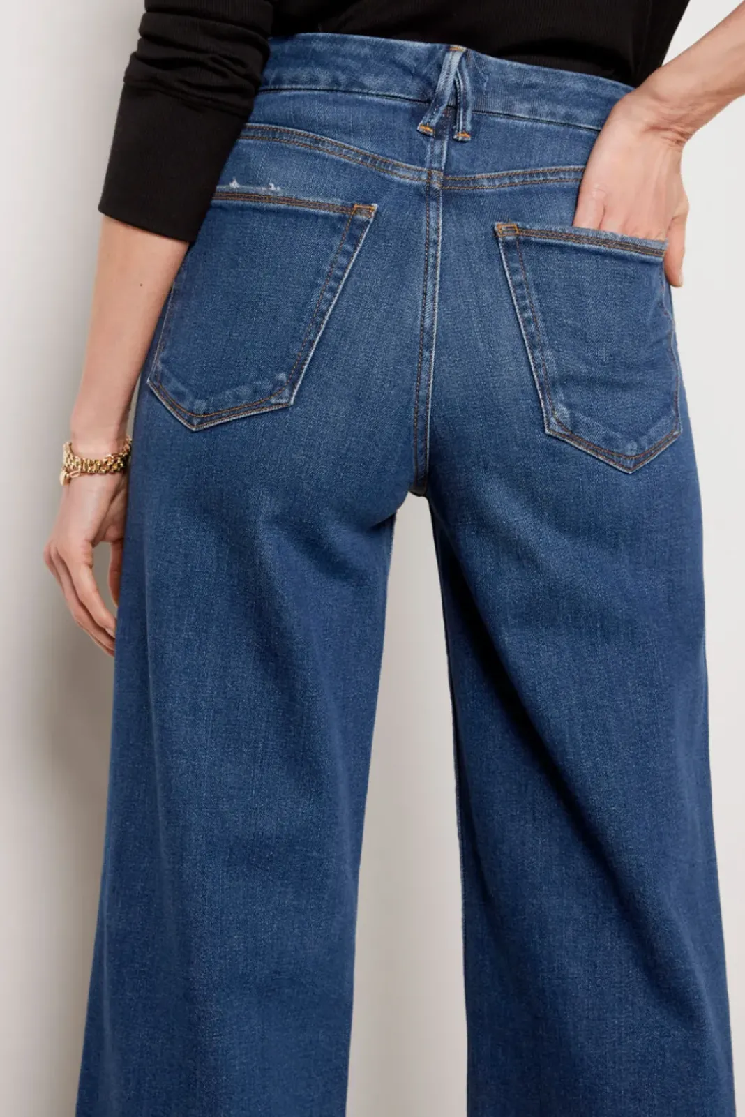Jeans<GOOD AMERICAN Good Skate Blue383