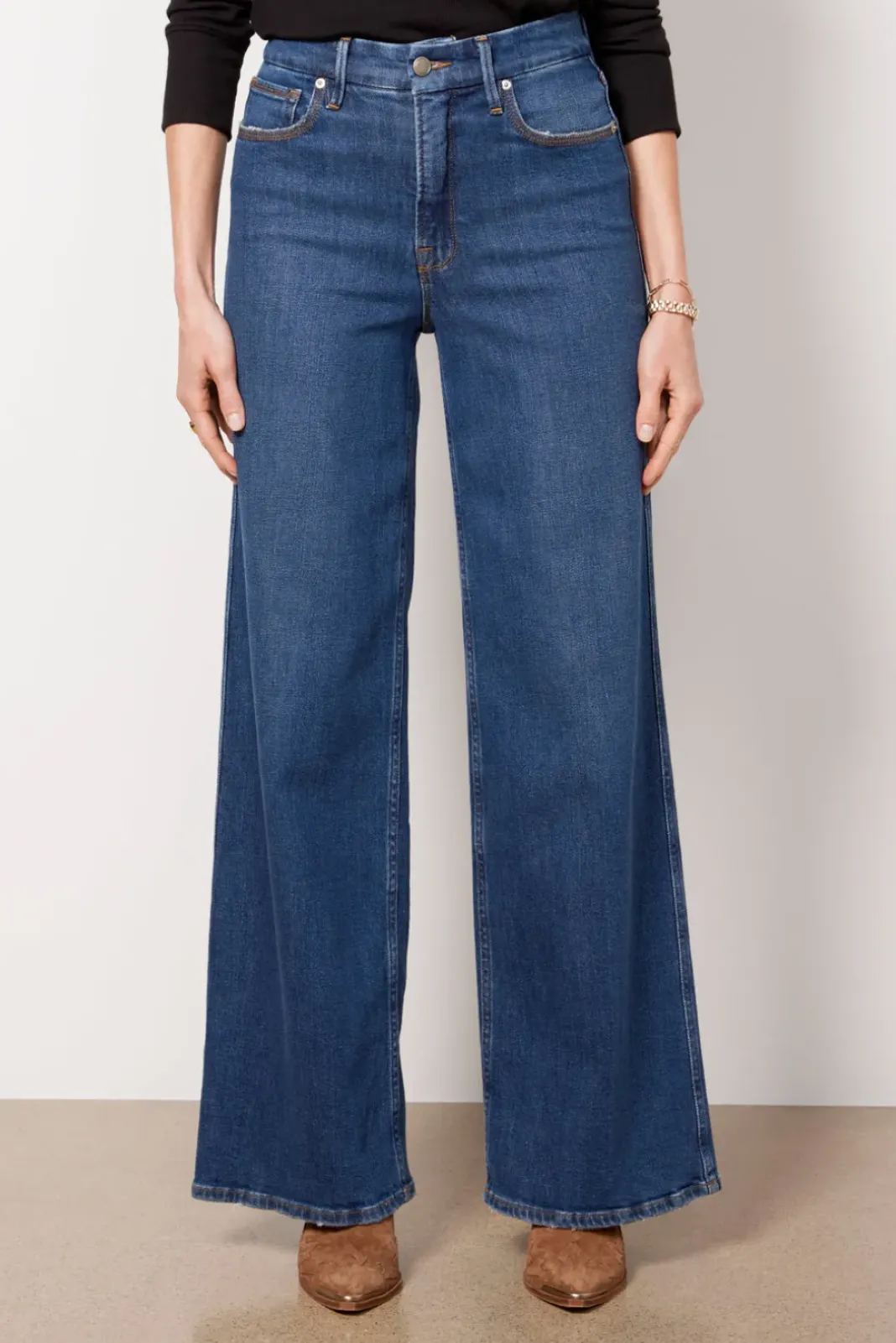 Jeans<GOOD AMERICAN Good Skate Blue383