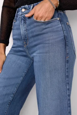 Jeans<GOOD AMERICAN Good Waist Crop Palazzo I737