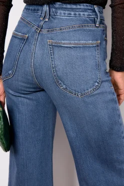 Jeans<GOOD AMERICAN Good Waist Crop Palazzo I737