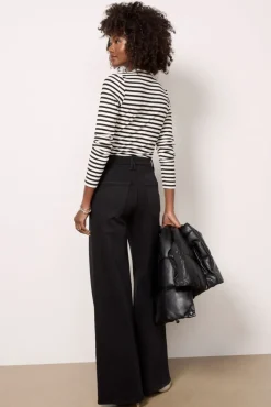 Jeans<GOOD AMERICAN Good Waist Palazzo Black344