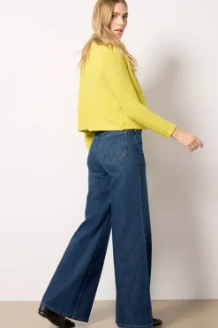 Jeans<GOOD AMERICAN Good Waist Palazzo Indigo977
