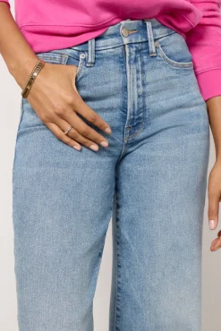 Jeans<GOOD AMERICAN Good Waist Palazzo Indigo746